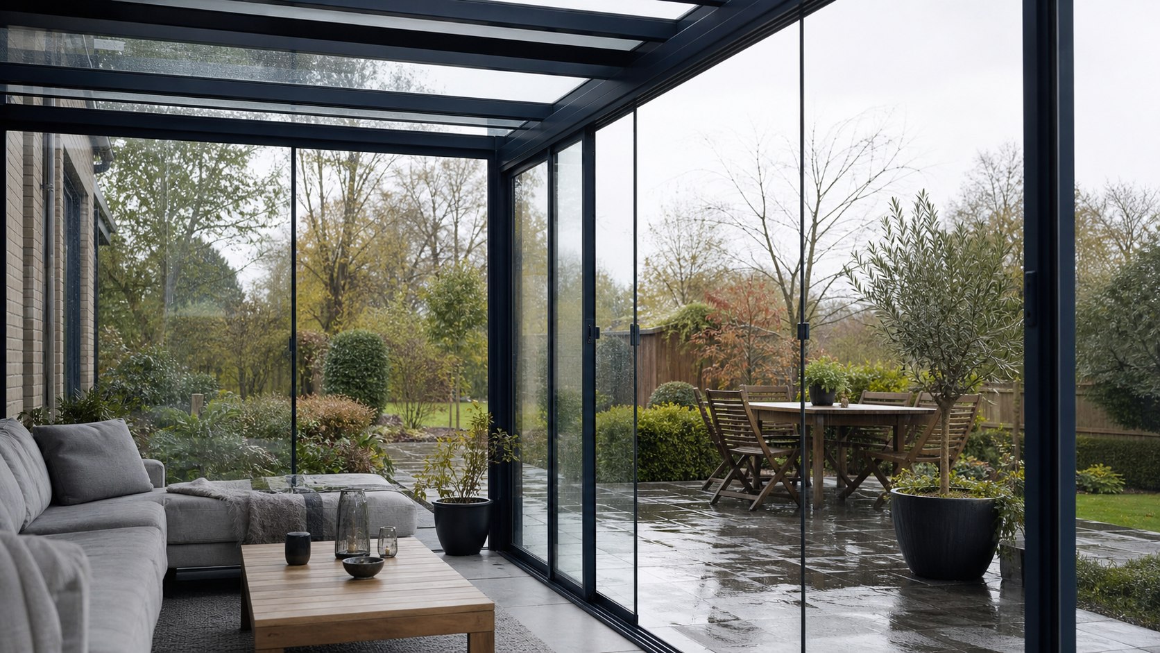 Glass wall in Amersfoort